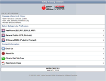 Tablet Screenshot of berkeleycprclasses.com
